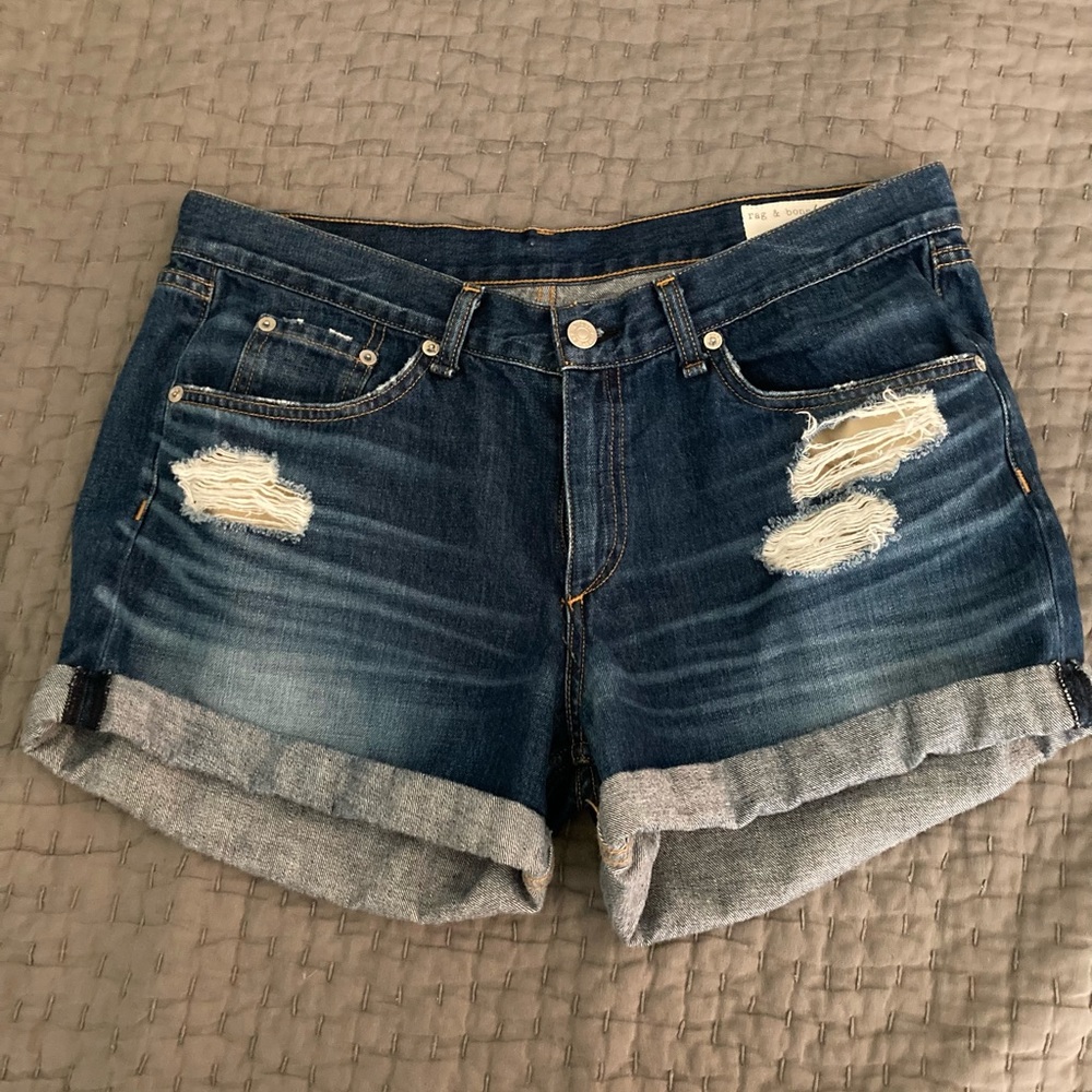 Rag and Bone Freeport distressed shorts size 30